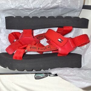 Tommy Hilfiger sandals "Red/Black"